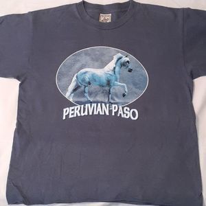 Vintage Single Stitch Peruvian‎ Paso Horse T-Shirt